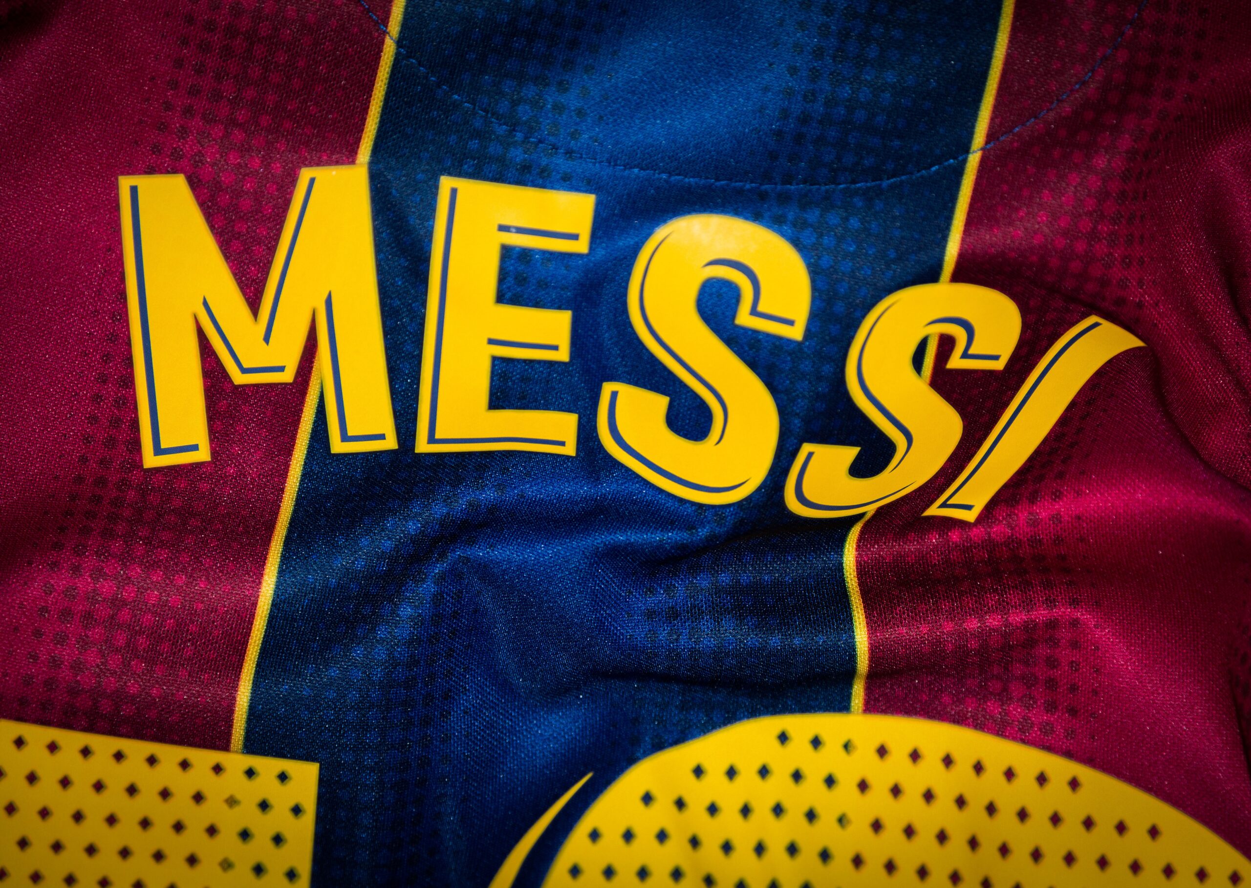 Messi on a shirt